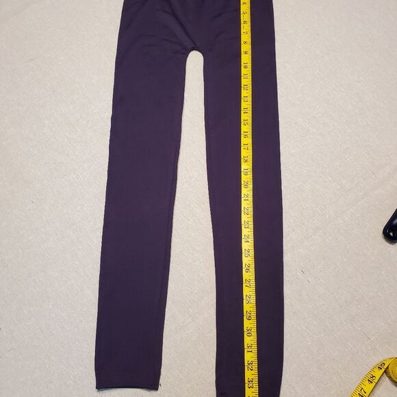 Zenana Purple Tight Leggings in One Size Fits All - Picture 4 of 7
